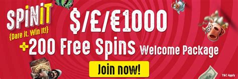  spinit casino bonus codes